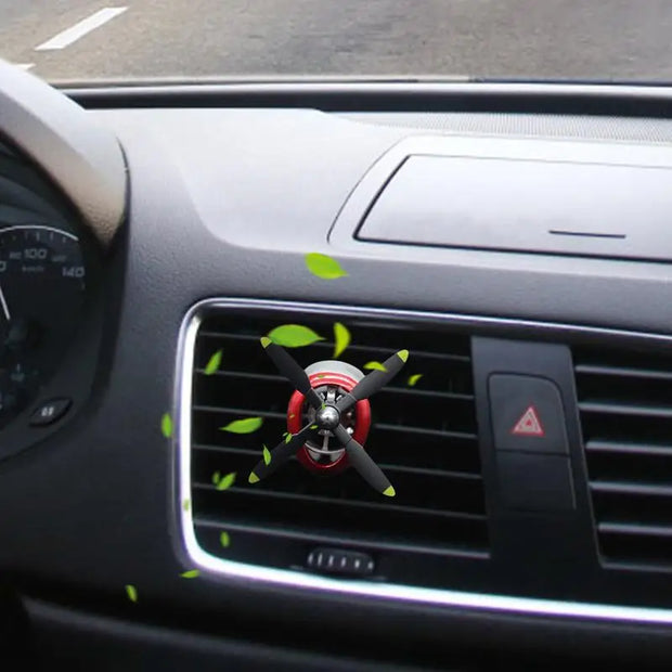 Car Air Freshener Rotating Propeller Car Perfume Diffuser Automotive Fragrance Decoration For Most Cars Air Vent Car Interior