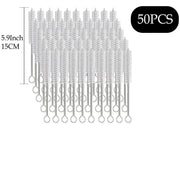 Straw Cleaner Brush Kit for Stanley - (4-Size) Extra Long Pipe Cleaners, Straw Cleaning Brush for Tumbler, Bottle