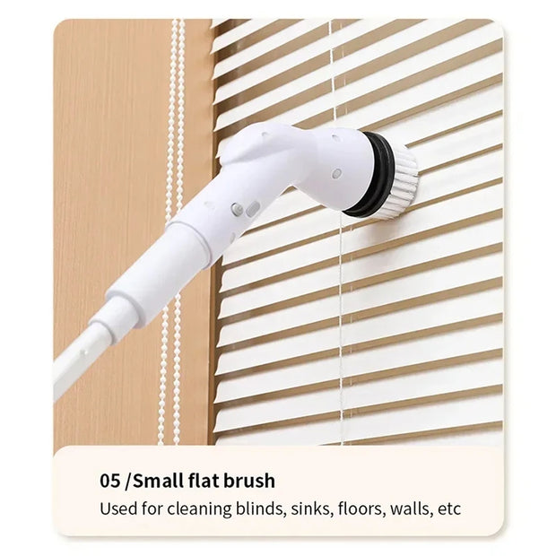 Xiaomi MIJIA 2000mAh 6-in-1 Electric Cleaning BrushWireless Intelligence Rotary Clean Brush Shower Clean Brush Kitchen Bathroom