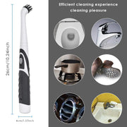 Electric Cleaning Brush Scrubber Crevices Pool Cleaner 4 Replaceable Heads Power Scrubbing Bathroom Accessories for Home Kitchen
