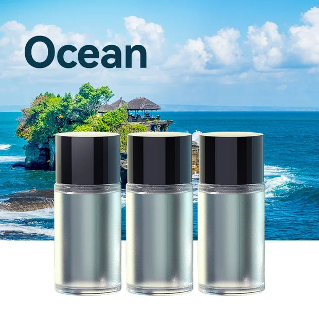 Refill Fragrance Perfume 10ml* 3 for Car Air Vent Outlet Diffuser Odor Removal Good Smell Cologne Ocean Essential Oils