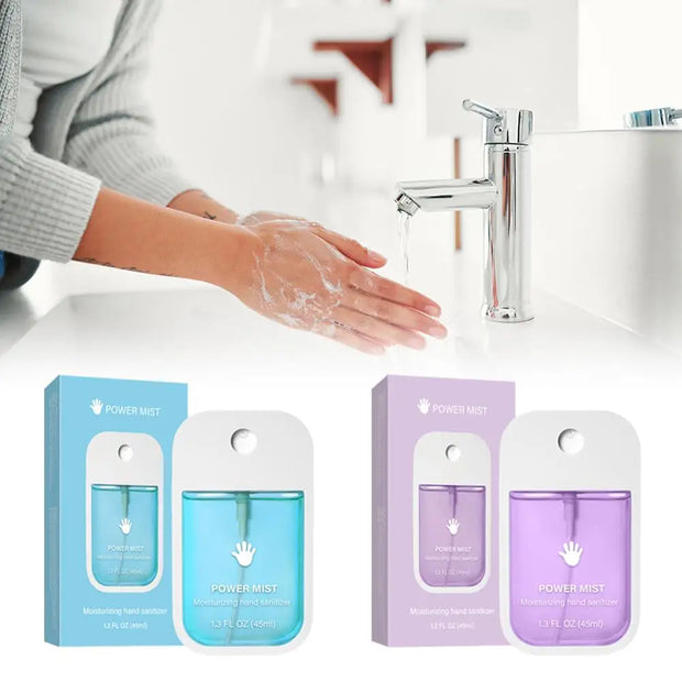 Powerful Spray Moisturizing Hand Washing Spray Nourishing Portable  Safe Reliable Cleaning Hands Sanitizer Spray 45/38ml