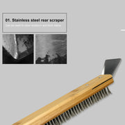1Pcs/lot New Portable Pizza Oven Long Cleaning Brush Easy Cleaning Hard Bristles Grill Brush for Pizza Oven Grill Cleaning