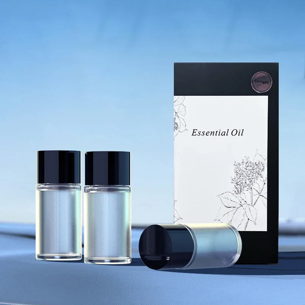 Refill Fragrance Perfume 10ml* 3 for Car Air Vent Outlet Diffuser Odor Removal Good Smell Cologne Ocean Essential Oils