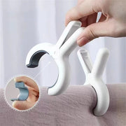 1-10Pcs Towel Clips Clothespins Heavy Duty  Clothespins With Rubber Gasket Windproof clip Beach Towel Curtain Quilt Clips