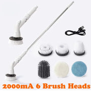 Xiaomi MIJIA 2000mAh 6-in-1 Electric Cleaning BrushWireless Intelligence Rotary Clean Brush Shower Clean Brush Kitchen Bathroom