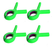 2/4pcs Plastic Clothes Pins with Strong Anti-Rust Springs Heavy Duty Beach Towel Clips Laundry Clothespins to Keep Your Towel