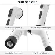Viladepot Electric Cleaning Brush 9 in 1 Multifunctional Wireless Rotatable Cleaning Brush Bathroom Kitchen Windows Toilet