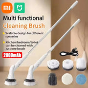 Xiaomi MIJIA 2000mAh 6-in-1 Electric Cleaning BrushWireless Intelligence Rotary Clean Brush Shower Clean Brush Kitchen Bathroom