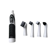 Electric Cleaning Brush Scrubber Crevices Pool Cleaner 4 Replaceable Heads Power Scrubbing Bathroom Accessories for Home Kitchen