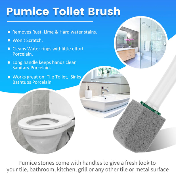 10Pcs Pumice Stone Cleaning Stick Toilet Rust Stain Removal Brush Bathroom Tile Sink Seat Toilet Bowl Cleaner Stick Tools