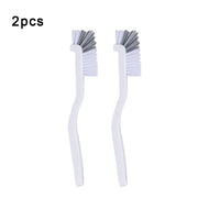 2pcs Clean Brush Long Handle Cup Brush Plastic Cleaning Soymilk Machine Kitchen Juicer Curved Handle Scrubber Home Kitchen Tools