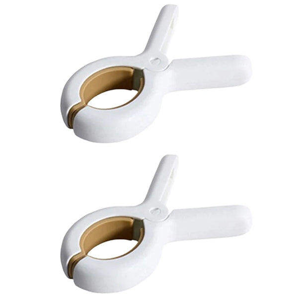 2/4pcs Plastic Clothes Pins with Strong Anti-Rust Springs Heavy Duty Beach Towel Clips Laundry Clothespins to Keep Your Towel