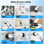 Xiaomi Wireless 9-in-1 Electric Cleaning Brush Kitchen And Bathroom Tile Waterproof Sweeping Brush Extended Telescopic Household