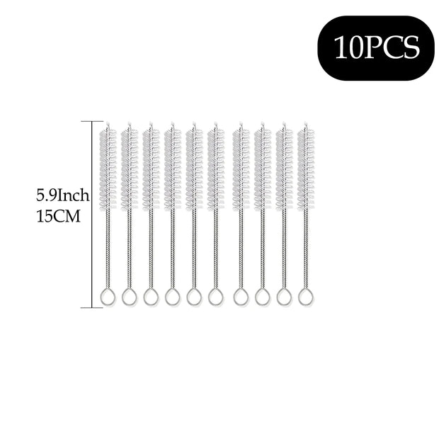 Straw Cleaner Brush Kit for Stanley - (4-Size) Extra Long Pipe Cleaners, Straw Cleaning Brush for Tumbler, Bottle