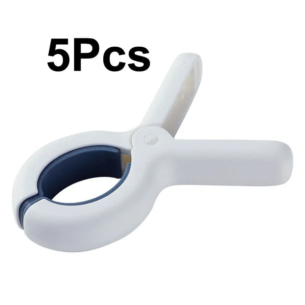 1-10Pcs Towel Clips Clothespins Heavy Duty  Clothespins With Rubber Gasket Windproof clip Beach Towel Curtain Quilt Clips
