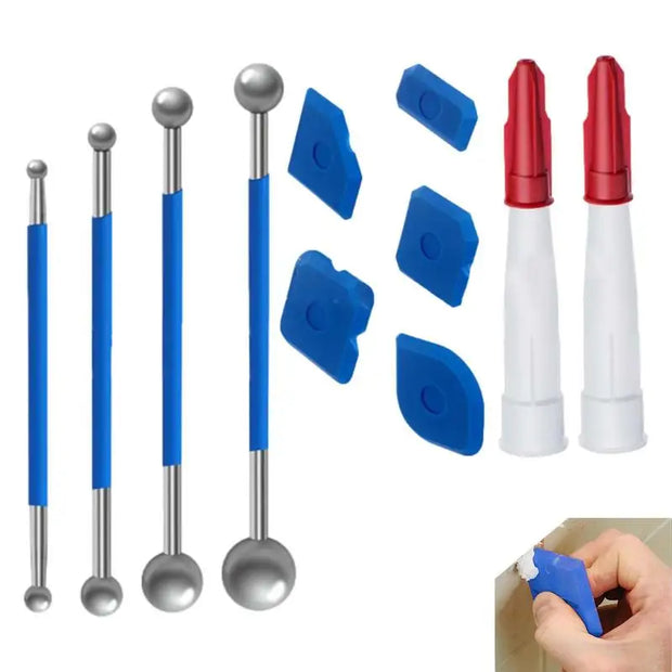 Silicone Caulk Remover Tool Silicone Scraper Tool Glass Glue Angle Scraper Grout Scraper Caulk Finishing For Window Sink Tile