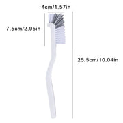 2pcs Clean Brush Long Handle Cup Brush Plastic Cleaning Soymilk Machine Kitchen Juicer Curved Handle Scrubber Home Kitchen Tools