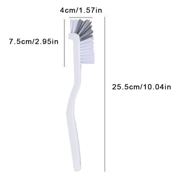 2pcs Clean Brush Long Handle Cup Brush Plastic Cleaning Soymilk Machine Kitchen Juicer Curved Handle Scrubber Home Kitchen Tools