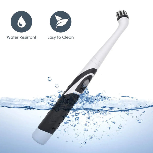 Electric Cleaning Brush Scrubber Crevices Pool Cleaner 4 Replaceable Heads Power Scrubbing Bathroom Accessories for Home Kitchen