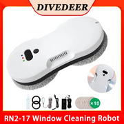 Two-way spray window cleaner machine man automatic electric large suction household high-rise glass window cleaner machine man