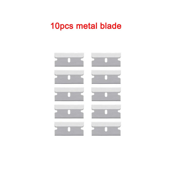 Razor Blade Scraper Tool,Sticker Remover Cleaning Scraper for Paint,Decal,Adhesive,Label,Caulk,Glass Scraper for Window Cooktop