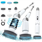 Electric Cleaning Brush 8 in 1 Multifunctional Household Wireless Rotatable Cleaning Brush For Bathroom Kitchen Windows Toilet