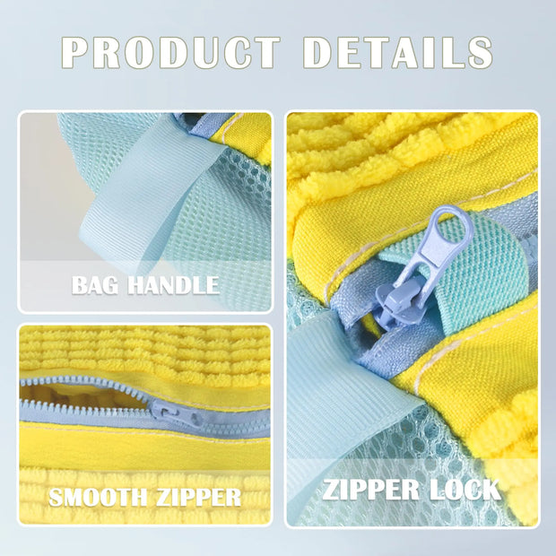 1/2pcs Shoe Cleaning Bag Shoe Washing Bag For Washing Machine Laundry Bag For Shoe Wrap-Around Cleaning Reusable Washer Shoe Bag