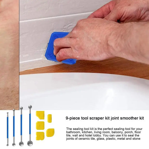 Silicone Caulk Remover Tool Silicone Scraper Tool Glass Glue Angle Scraper Grout Scraper Caulk Finishing For Window Sink Tile