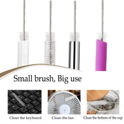 Straw Cleaner Brush Kit for Stanley - (4-Size) Extra Long Pipe Cleaners, Straw Cleaning Brush for Tumbler, Bottle