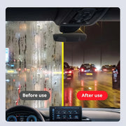 Car Glass Oil Film Cleaning Brush Agent Powerful Windshield Cleaner Rain Fog Proof Glass Sponge Water Spots Auto Removal Oil
