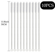 Straw Cleaner Brush Kit for Stanley - (4-Size) Extra Long Pipe Cleaners, Straw Cleaning Brush for Tumbler, Bottle