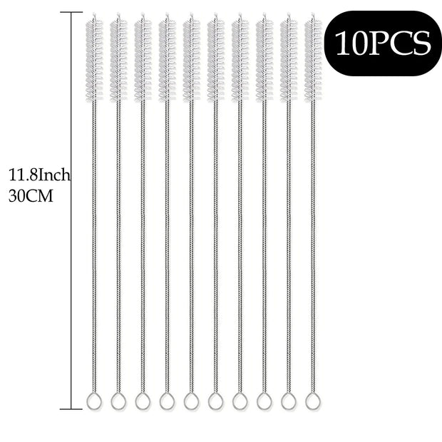 Straw Cleaner Brush Kit for Stanley - (4-Size) Extra Long Pipe Cleaners, Straw Cleaning Brush for Tumbler, Bottle