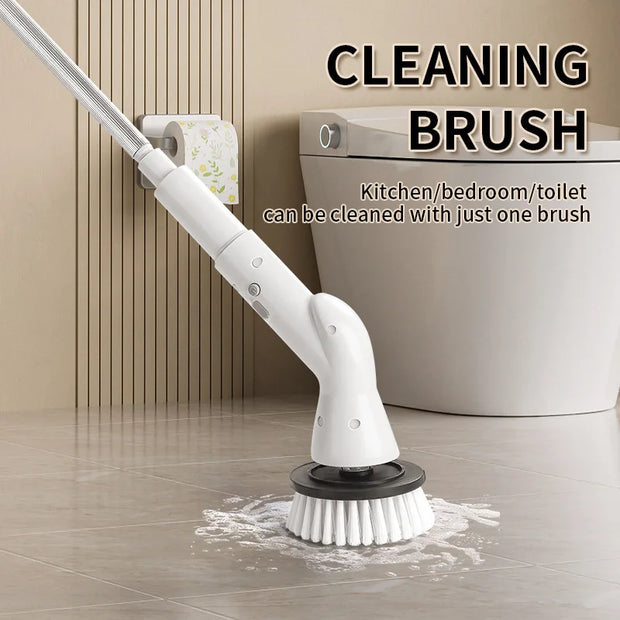 Xiaomi MIJIA 6 in 1 Powerful Electric Cleaning Brush Wireless Spin Scrubber Brush Deep Cleaning Heads For Bathroom Kitchen