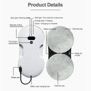 Two-way spray window cleaner machine man automatic electric large suction household high-rise glass window cleaner machine man